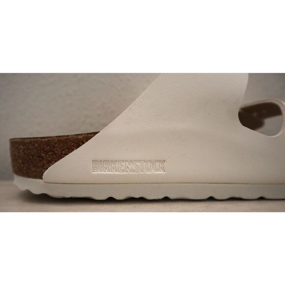 Birkenstock 1027339 Women's Sz EUR 37 US 6 Soft Beige Leather Arizona BS Sandals - Picture 7 of 16